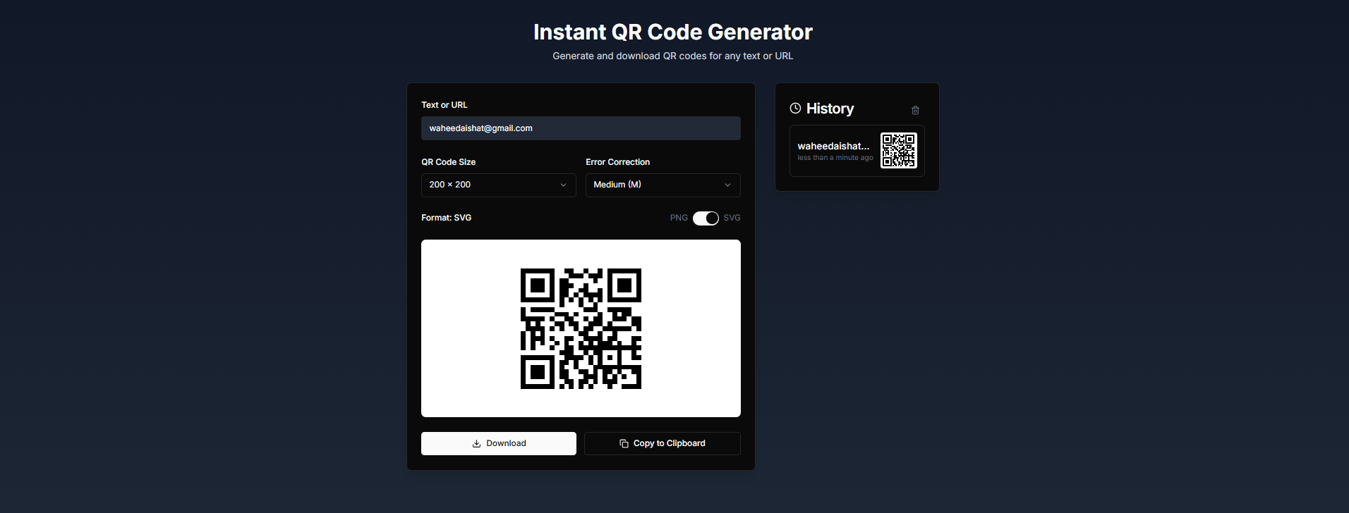 QR-Code Genarator